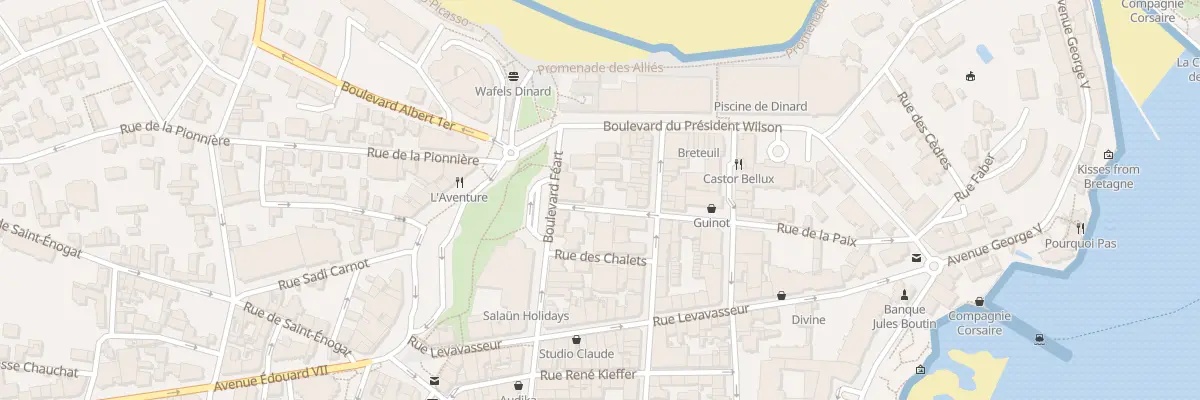 Plan du 40 Rue de la Paix à Dinard
