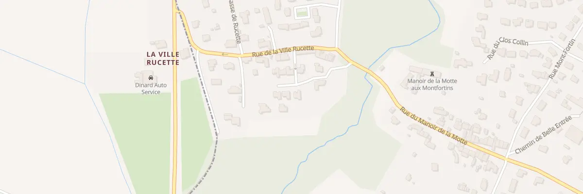 Plan du 5 All de la Ville au Puits à La Richardais