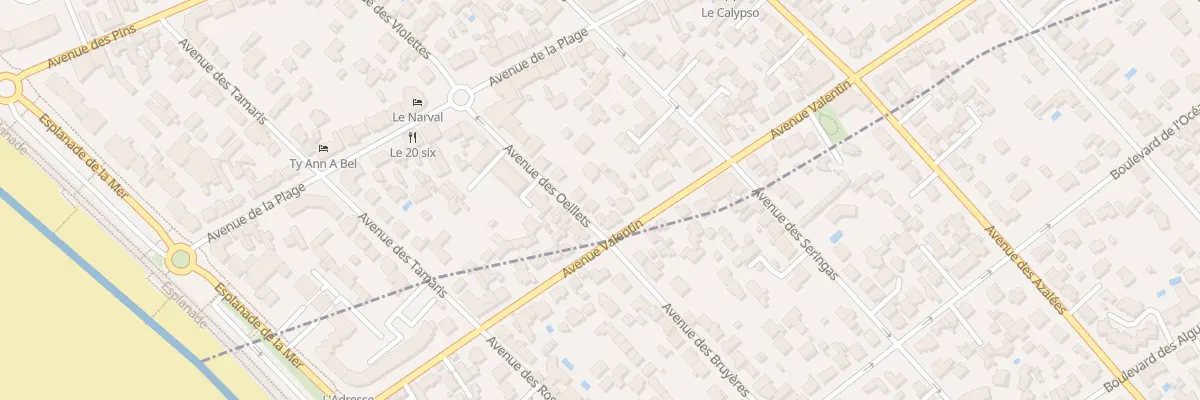 Plan du 13 Av des Oeillets à Saint-Jean-de-Monts