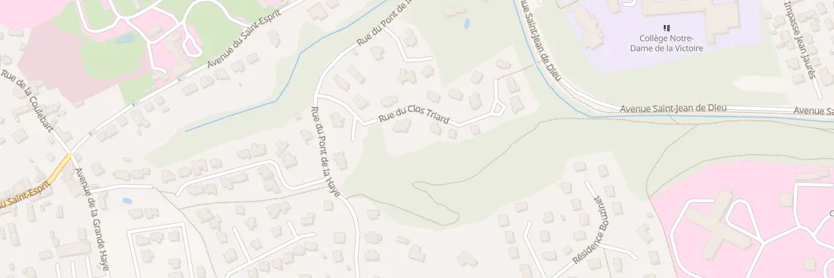 Plan du 8 Rue du Clos Triard à Dinan