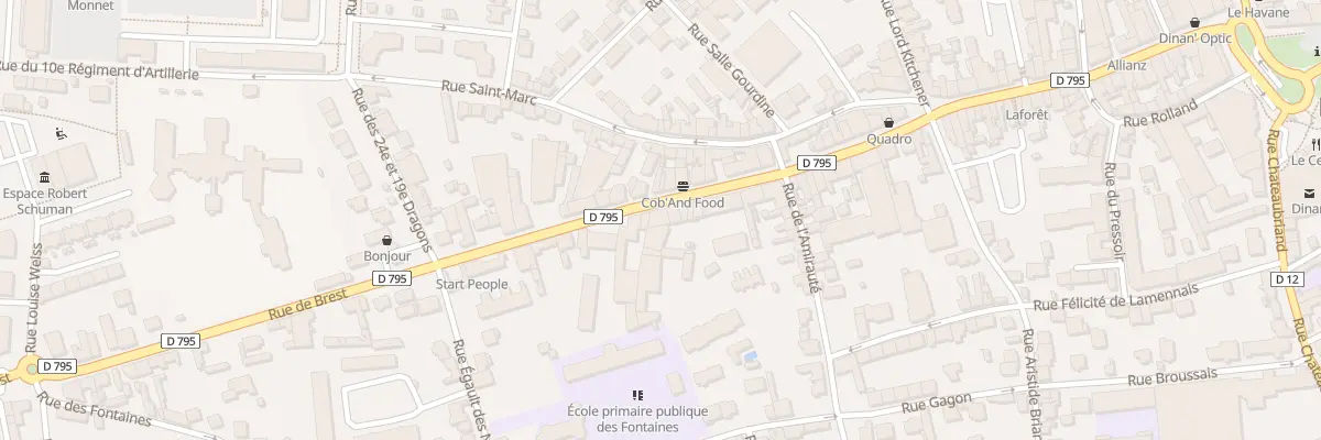 Plan du 371 Rue de Brest à Dinan