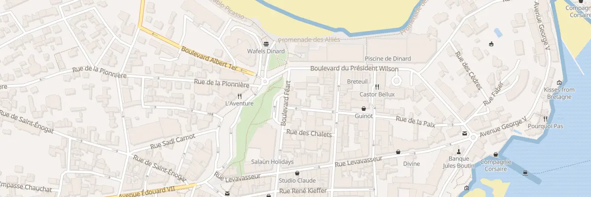 Plan du 46 Rue de la Paix à Dinard