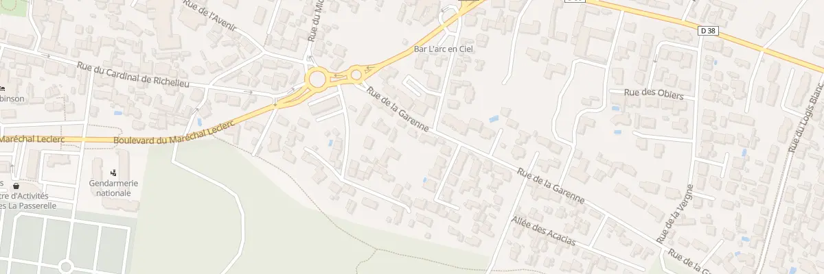 Plan du 14 Rue de la garenne à Saint-Jean-de-Monts