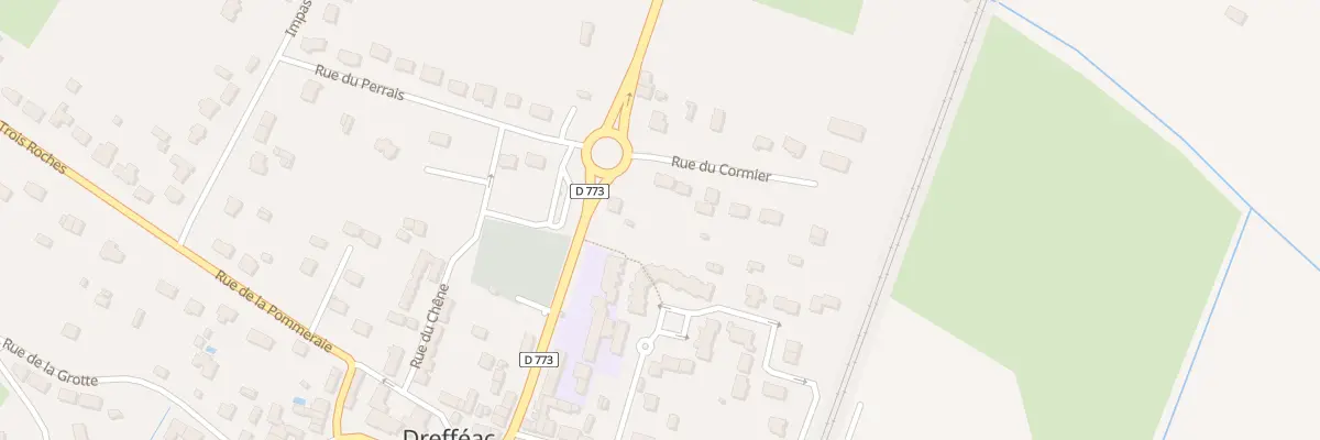 Plan du 2 Rue du Cormier à Drefféac