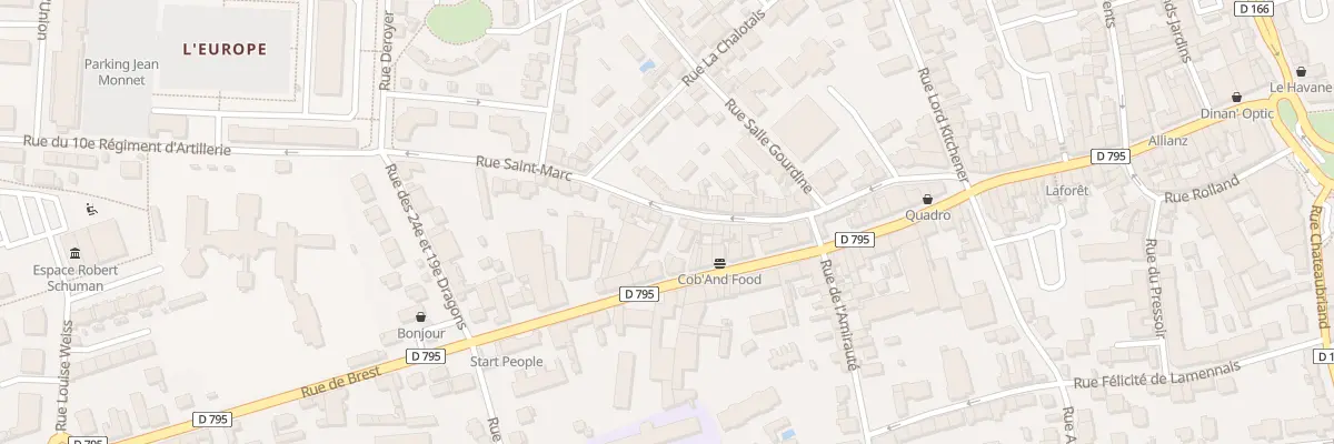Plan du 29 Rue Saint Marc à Dinan