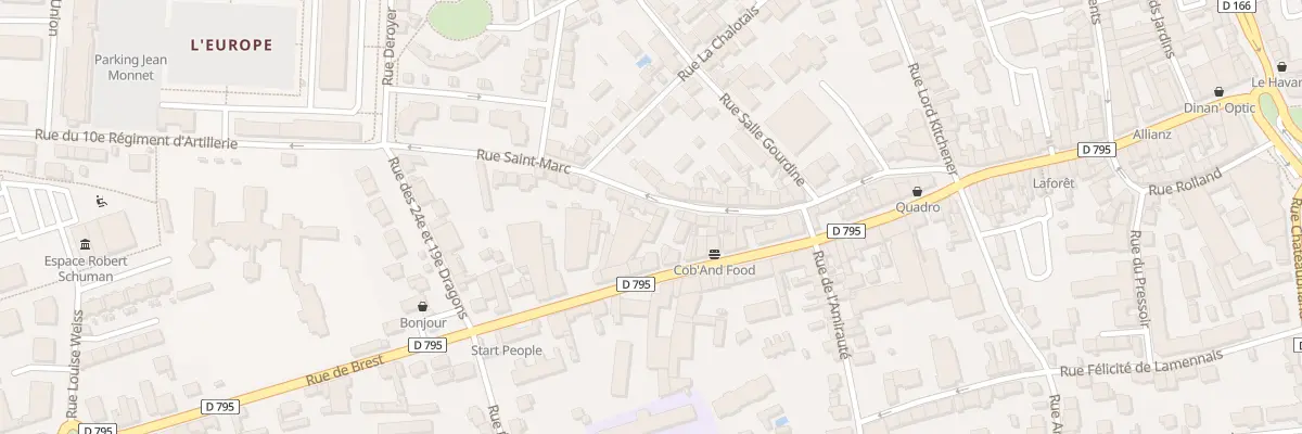 Plan du 31 Rue Saint Marc à Dinan