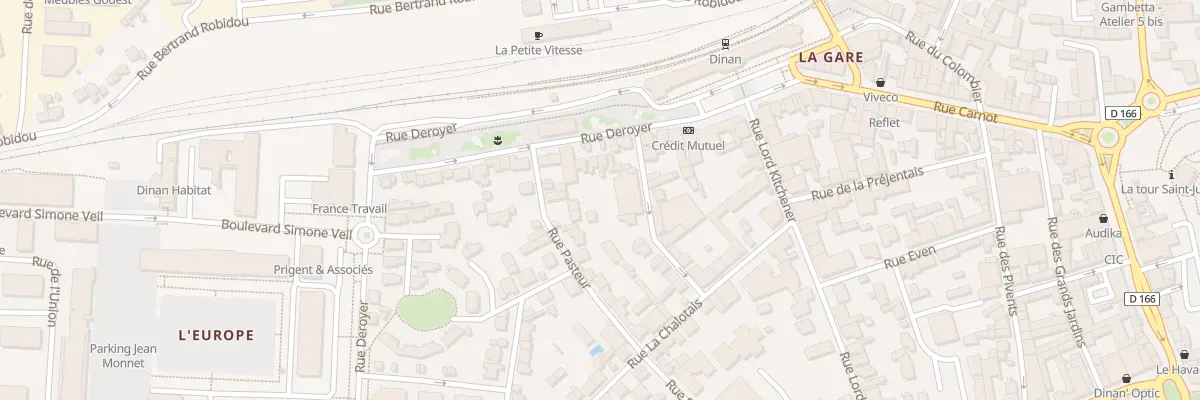 Plan du 11 Rue Deroyer à Dinan