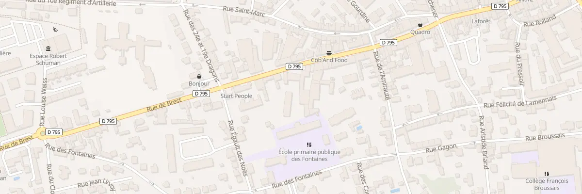 Plan du 39 Rue de Brest à Dinan