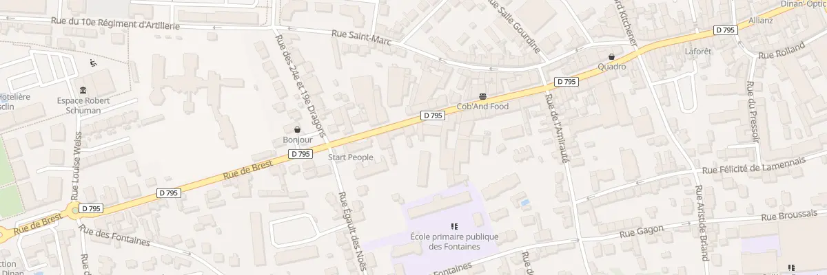 Plan du 45 Rue de Brest à Dinan