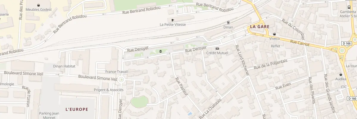Plan du 17 Rue Deroyer à Dinan