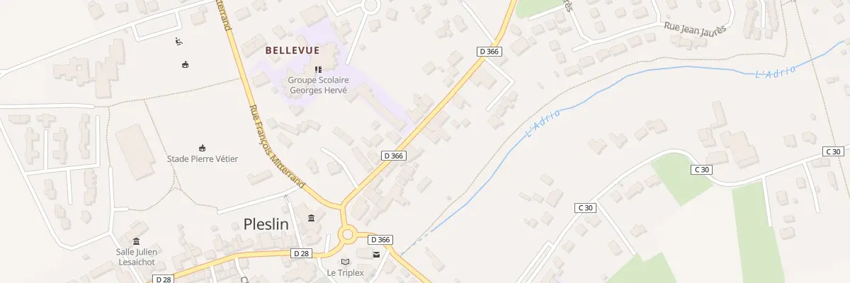 Plan du 22 Rue Léon Pépin à Pleslin-Trigavou