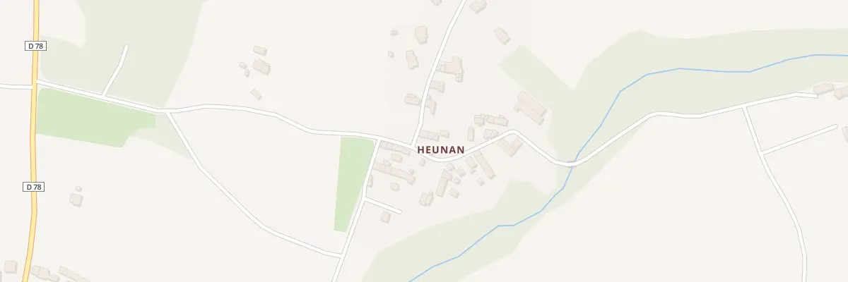 Plan du 35 Heunan à Saint-Carné