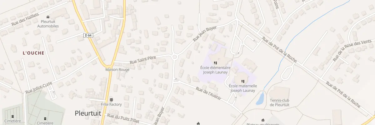 Plan du 40 Rue Jean Boyer à Pleurtuit