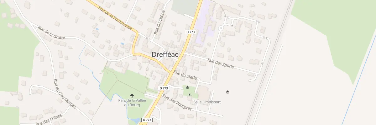 Plan du 11 Grande rue à Drefféac