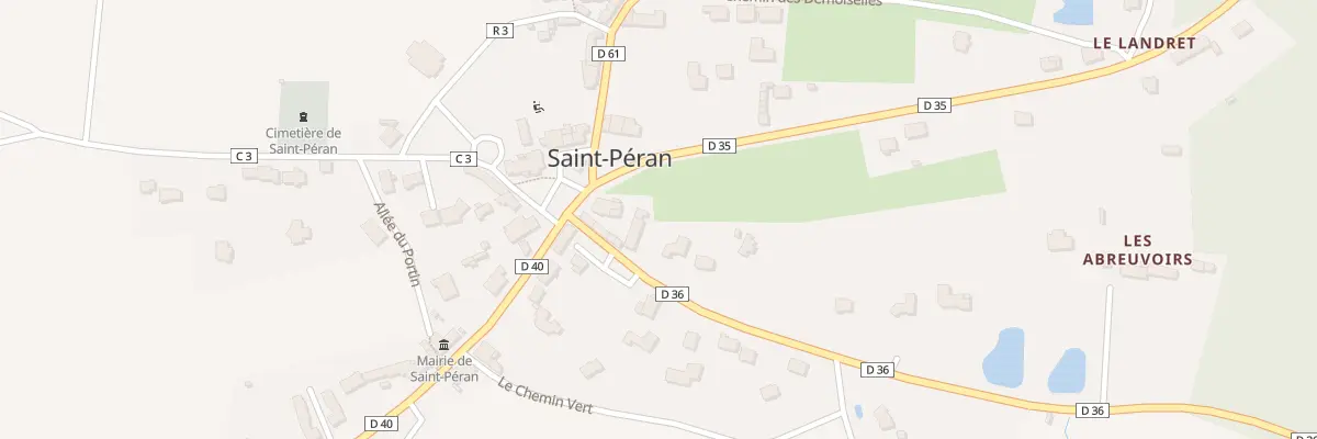 Plan du 3 Rue Sainte Emerance à Saint-Péran