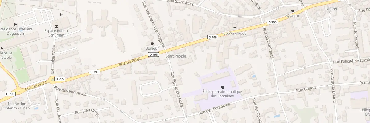 Plan du 51B Rue de Brest à Dinan