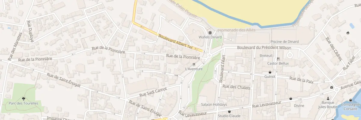 Plan du 5 Rue de la Pionnière à Dinard