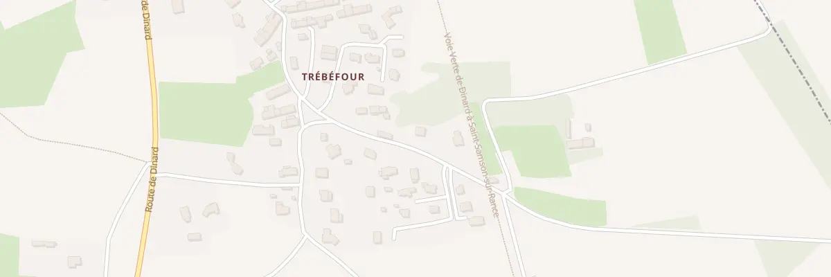 Plan du 43 Trébéfour à Pleslin-Trigavou