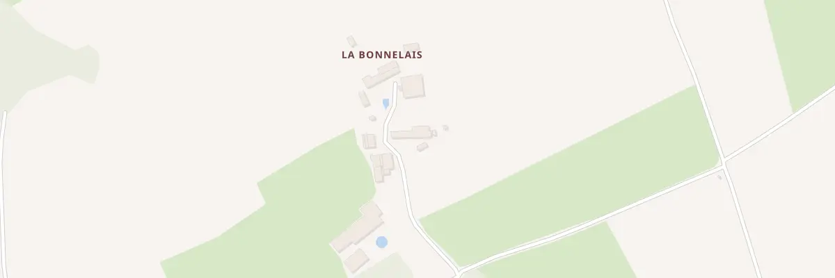 Plan du 1 La Bonnelais à Taden