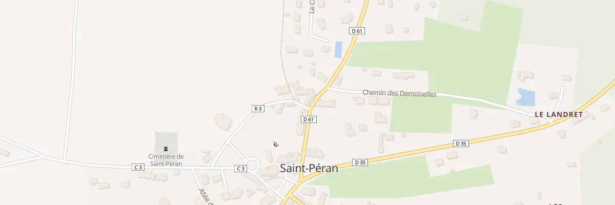 Plan du 2 Rue de la Cour Es Dames à Saint-Péran