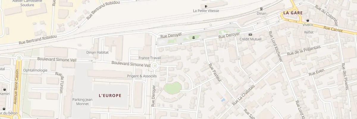 Plan du 53 Rue Deroyer à Dinan