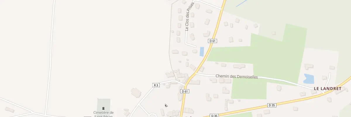 Plan du 14 Clos des Prises à Saint-Péran