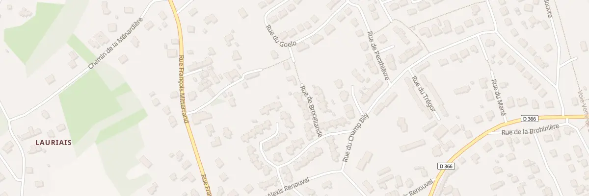 Plan du 7 Rue de Broceliande à Pleslin-Trigavou
