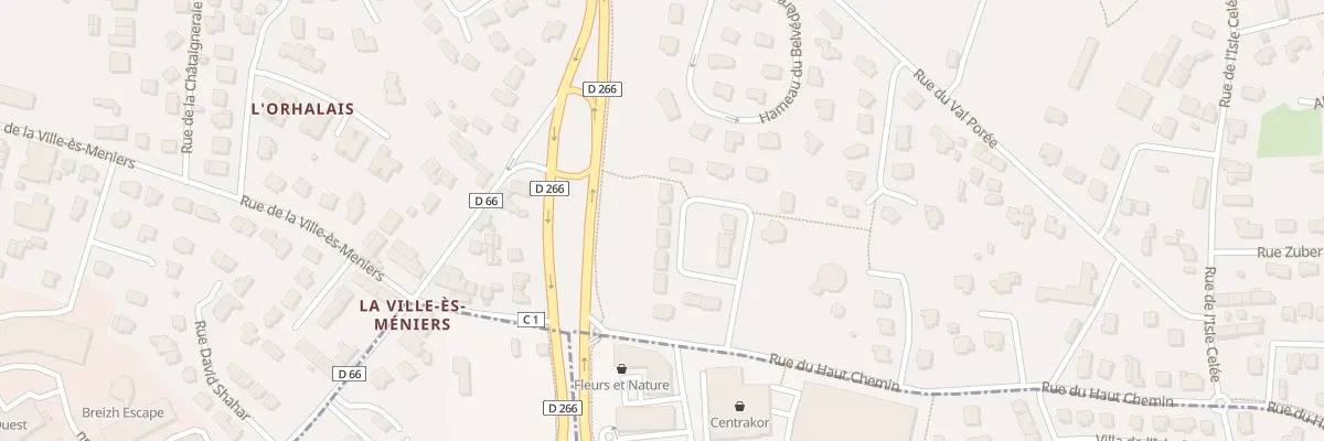 Plan du 20 Rue des Jardins du Val à Dinard