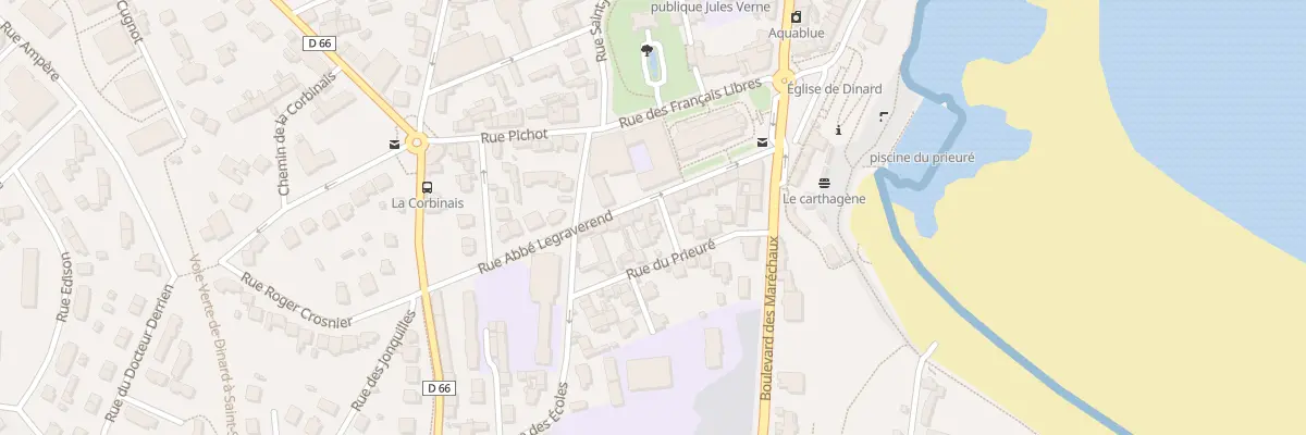 Plan du 17 Rue Abbe Legraverend à Dinard