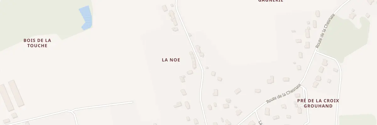 Plan du 13 La Noe à Saint-Gildas-des-Bois