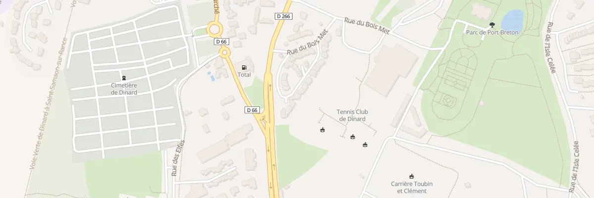 Plan du 21 Rue du Bois Met à Dinard