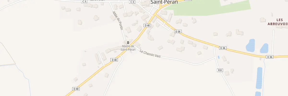 Plan du 11 Rue de la Mairie à Saint-Péran