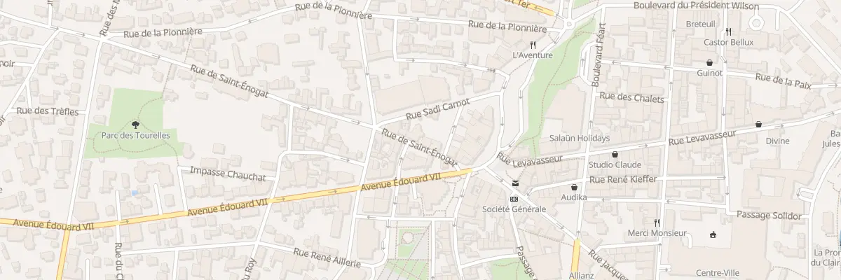 Plan du 10 Rue de Saint-Enogat à Dinard