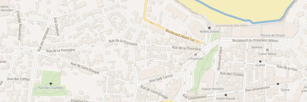Plan du 17 Rue de la Pionnière à Dinard