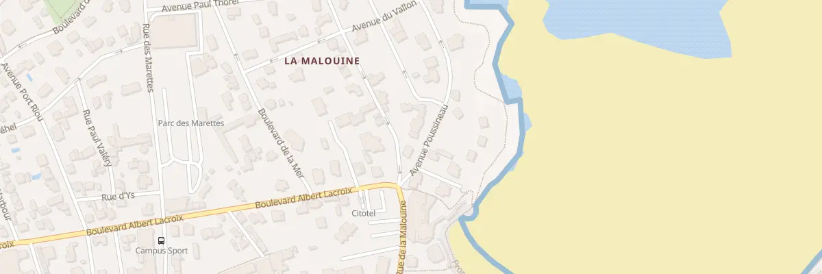 Plan du 13 Rue de la Malouine à Dinard