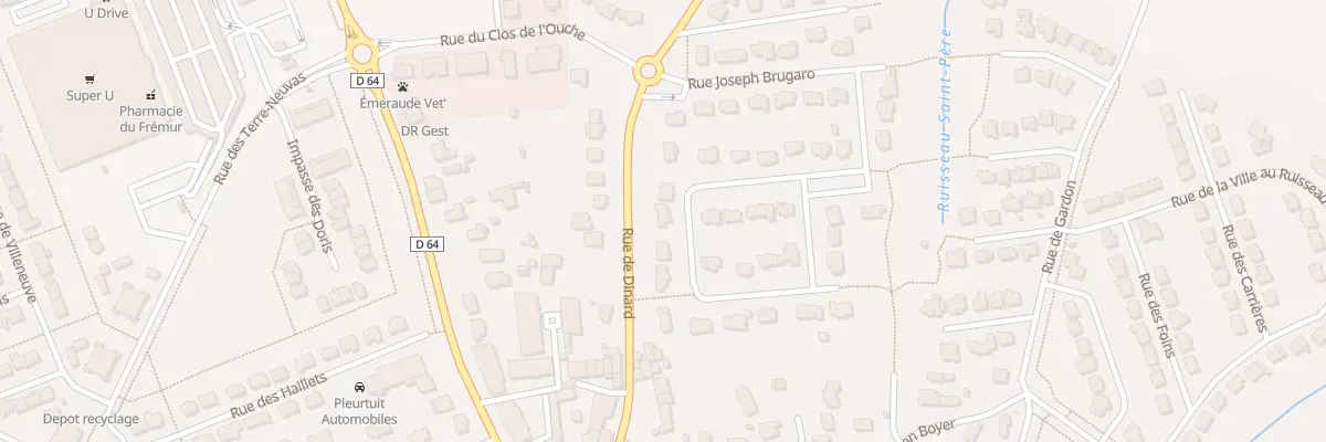 Plan du 32 Rue Joseph Brugaro à Pleurtuit