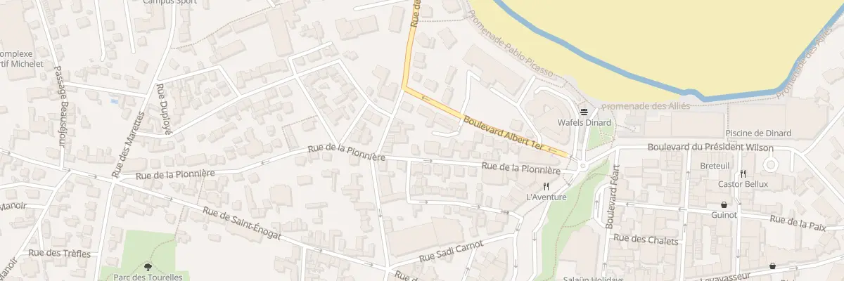 Plan du 16B Rue de la Pionnière à Dinard
