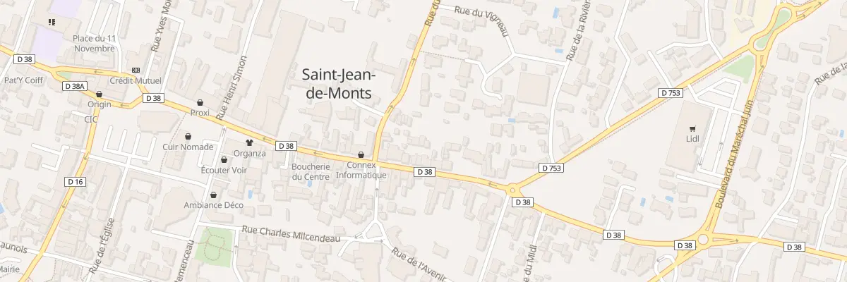 Plan du 14 Rue du général de gaulle à Saint-Jean-de-Monts