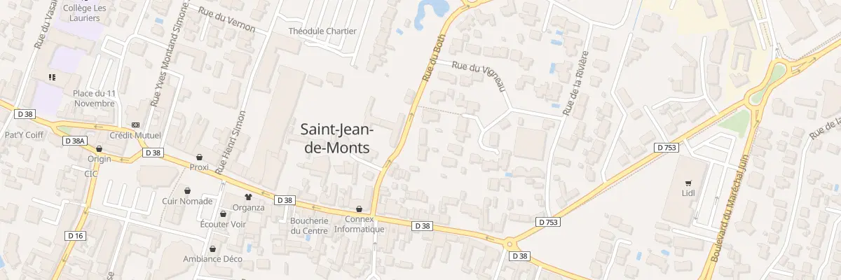 Plan du 9 Rue du both à Saint-Jean-de-Monts