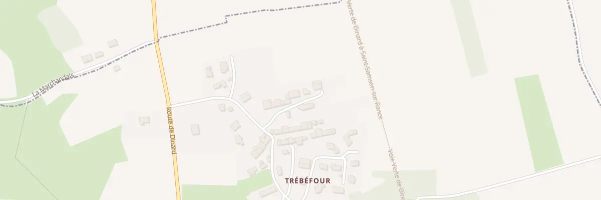 Plan du 11 Trébéfour à Pleslin-Trigavou
