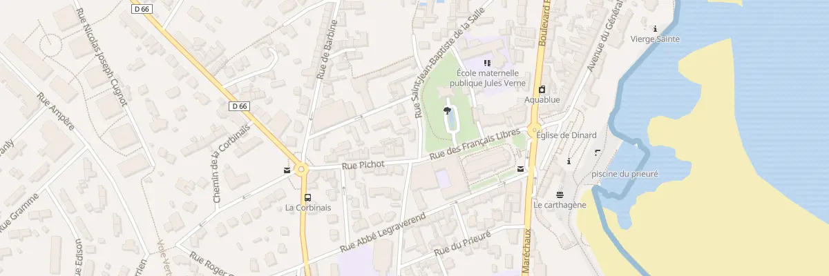 Plan du 26 Rue Saint J B de la Salle à Dinard