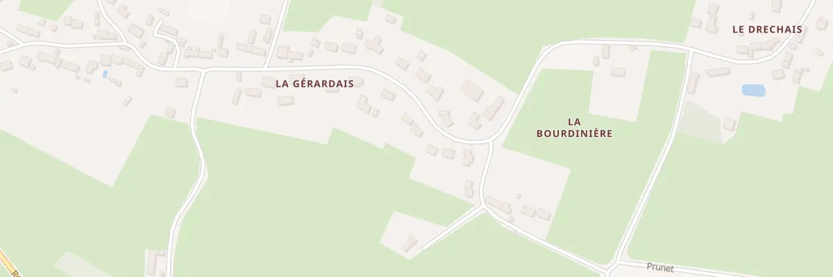 Plan du 40 La Gerardais à Pontchâteau