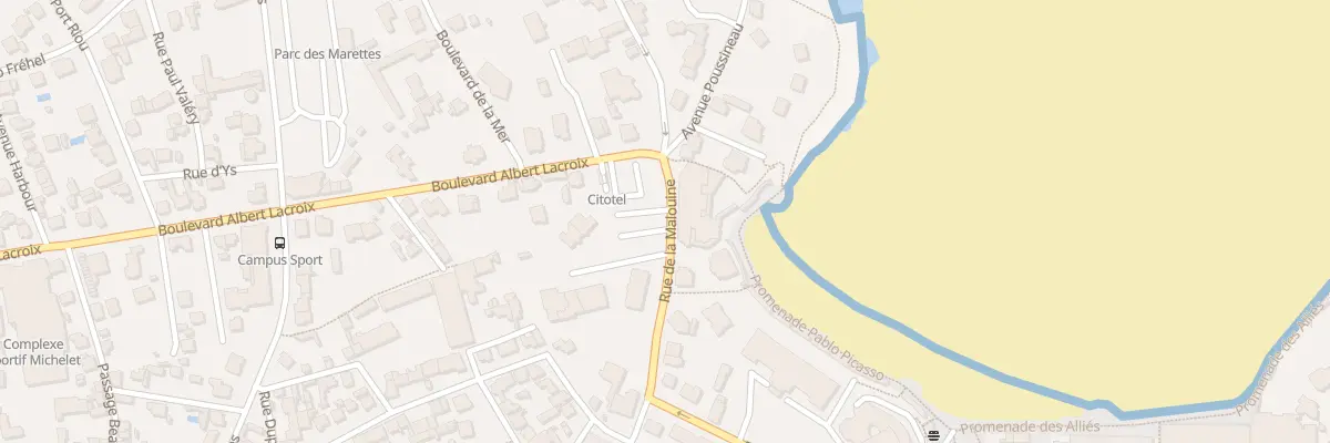 Plan du 15 Rue de la Malouine à Dinard