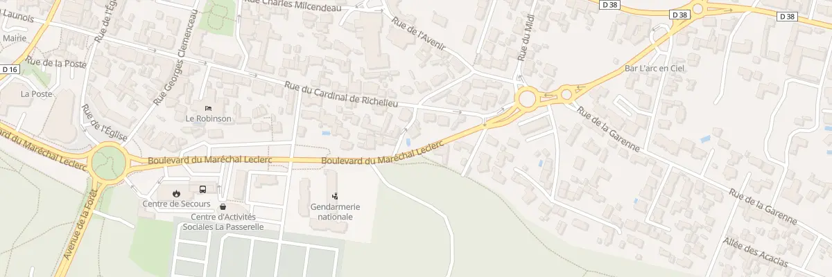Plan du 2 Bd Maréchal Leclerc à Saint-Jean-de-Monts