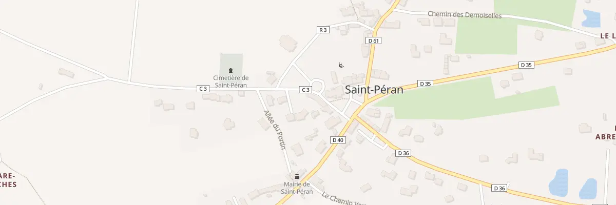Plan du 3 Rue de la Forêt à Saint-Péran