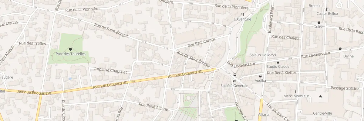 Plan du 7 Rue de Saint-Enogat à Dinard
