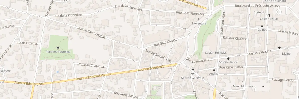 Plan du 14 Rue de Saint-Enogat à Dinard