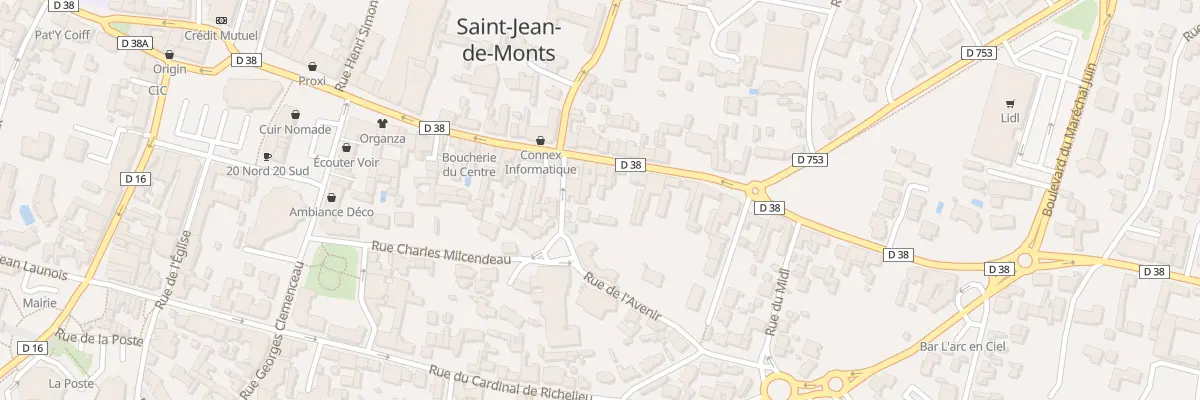 Plan du 15 Rue du général de gaulle à Saint-Jean-de-Monts