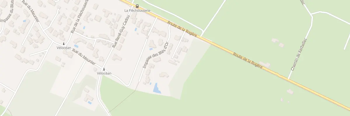 Plan du 14B Rte de la Rogere à Pornic