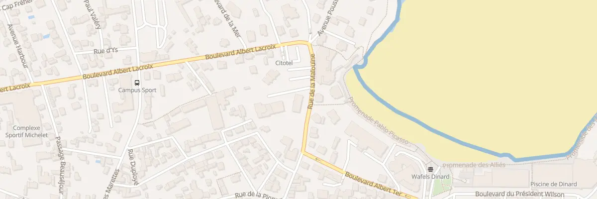 Plan du 22 Rue de la Malouine à Dinard